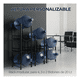 thumbnail image 4 of Estante Organizador Botellones Bidones Agua 20l 4 Bases Negro, 4 of 8