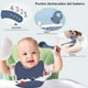 thumbnail image 2 of Platos Para Bebe Silicon 9 Pcs Vajilla Para Niños De Silicona De Grado Alimenticio Tazas Con Pajitas Cubierta De Merienda Cucharas Y Tenedores Baberos Fácil De Limpiar Apto Para Microondas, 2 of 4