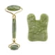 thumbnail image 1 of 2pcs/kit Gua Sha Massager For Face Care Jade Rollers Beauty Health Skin Scraping Chin Lifting Natural Stone Gouache Massage, 1 of 3