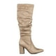 thumbnail image 5 of Botas Largas Mujer Casual Pu Texil Tacon Grueso Weide HX512, 5 of 9