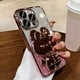 thumbnail image 1 of Kawaii Cat Invisible Make-up Mirror Bracket With Lens Film Gradient Flash Powder Advanced Sense All-inclusive Anti-fall Phone Case For Apple Iphone, 1 of 3
