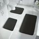 thumbnail image 2 of 3pcs Memory Foam Bathmat Set, Extended Thickened Toilet Carpet, Durable Non-Slip Bathroom Rug, Cozy Toilet U-Shape Mat, Toilet Lid Cover Pad, Bathroom Decor, 2 of 4