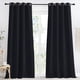 thumbnail image 1 of Cortina Nicetown negra para Halloween, opaca, 244 cm de ancho x 244 cm de largo, 1 of 8
