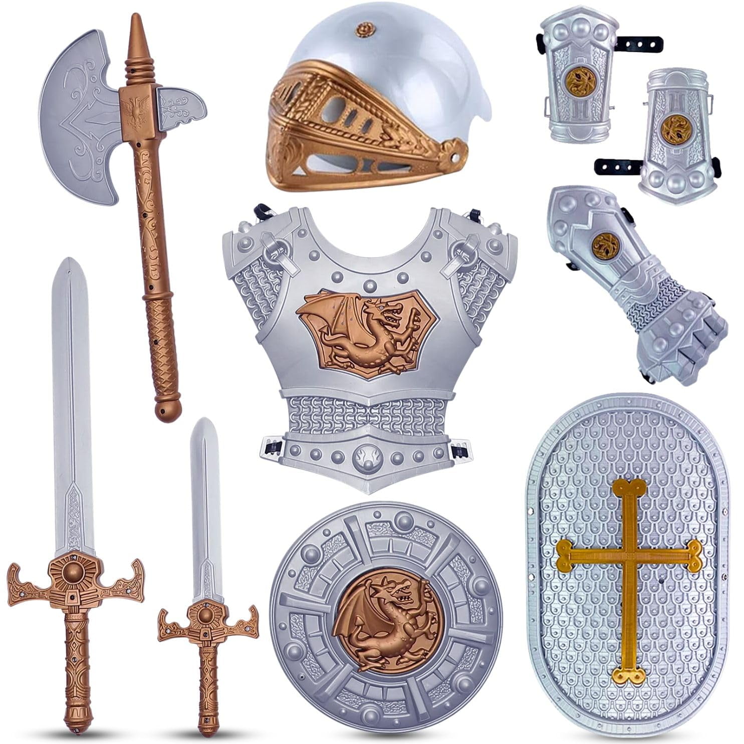 Liberty Imports - Set Role Play Knight Armor Medieval Para Niños De 3 A 6 Años Con Juguetes