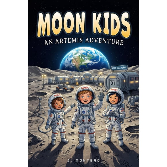 Libro STEM para niños Moon Kids: una aventura Artemis, para edades de 6 a 10 años