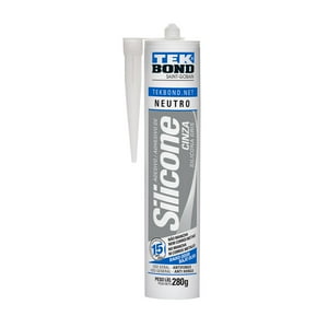 Silicona Neutra 280 Grs. Gris - Tekbond