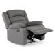 thumbnail image 4 of Berger 1 Cuerpo Reclinable Moderno Gris New Praga 8041RFFGR, 4 of 9