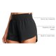 thumbnail image 4 of Shorts CRZ YOGA tiro alto con abertura tipo delfín 3" negro M, 4 of 6