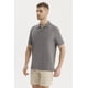 thumbnail image 2 of Polera Hombre Cuello Camisero Gris Oscuro, 2 of 4