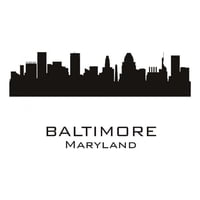 Rienda Libre Graphics - Decomural Baltimore Maryland Usa City Skyline Ws-15414