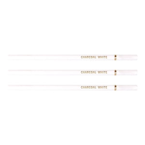 Bothyi - Lápices De Carbón, Suministros De Pintura Artística, Lápices Para Cajones, Artistas, Adolescentes, Color Blanco, 3 Uds.