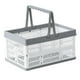 thumbnail image 1 of Canasto Organizador Con Asas Gris 40x29x30cm, 1 of 3