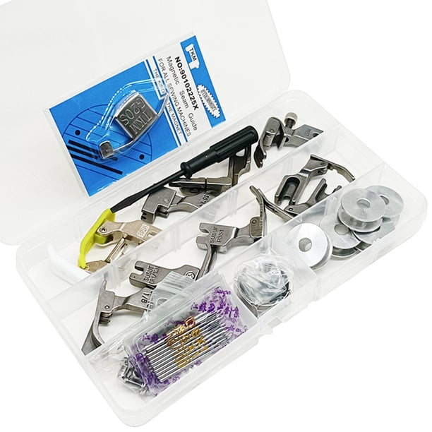Prensatelas Para Máquina De Coser Con Estuche Para Sobrepuntadas Para Otras Artesanías Especiales De Brother