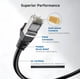 thumbnail image 4 of Cable Ethernet Matters Cat 6A, 10 Gbps, 25 pies, negro, 4 of 8