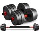 thumbnail image 1 of Set De Mancuernas Ajustables 20 Kg Convertible A Barra, 1 of 4