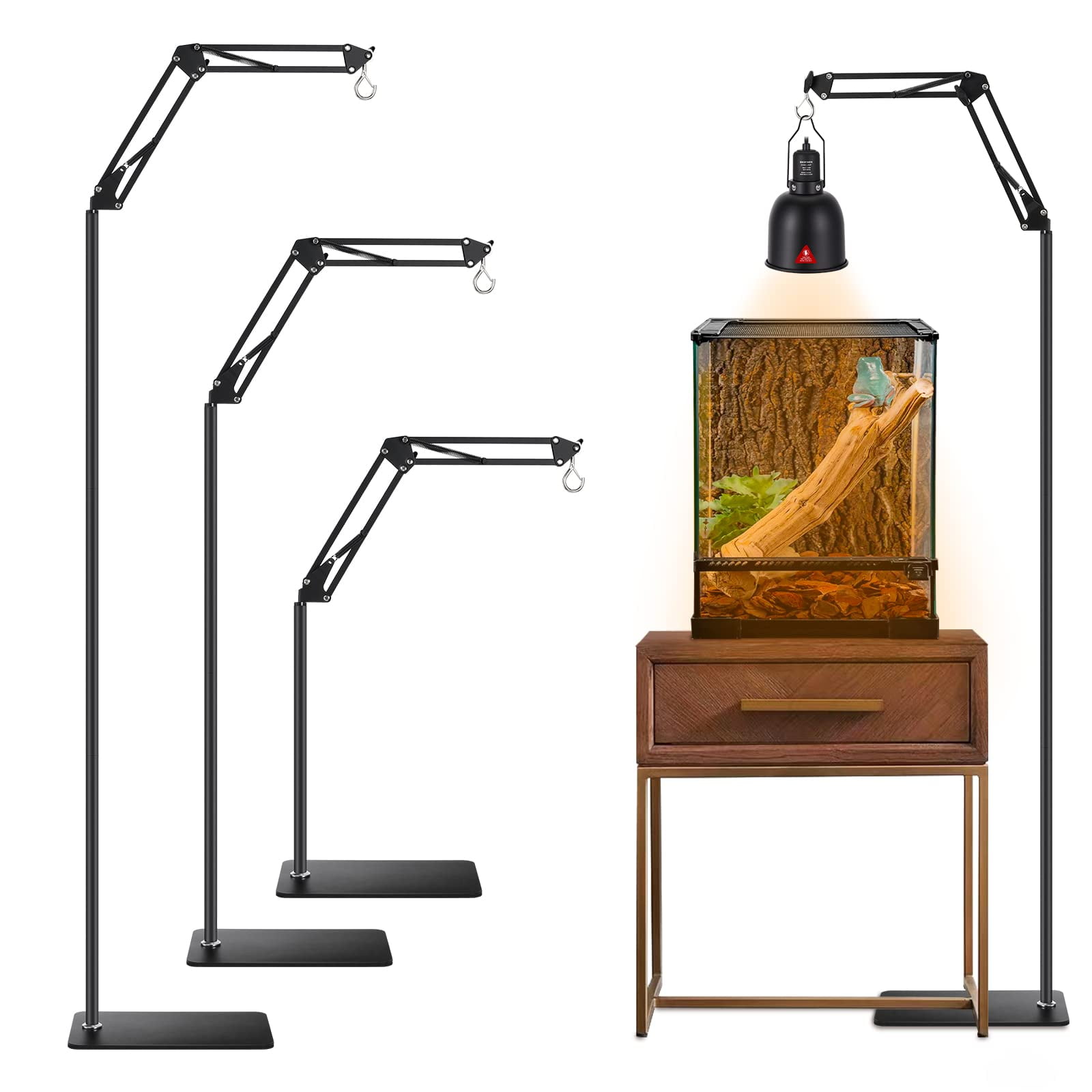 Soporte De Lámpara Para Reptiles Soporte De Lámpara Para Reptiles Con Brazo Oscilante