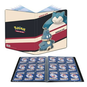 Ultra Pro - Portafolio Para Cartas De Pokemon De 9 Bolsillos - Snorlax/Munchlax