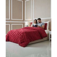 Imac Hogar - Cubrecama Chiporro Diseño Geometrico Suave Y Abrigador Plaza Y Media