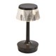 thumbnail image 1 of Lámpara De Mesa De Cristal Moderna Luz De Escritorio Dormitorio Mesita De Noche Luz De Noche Regulable Negro, 1 of 5