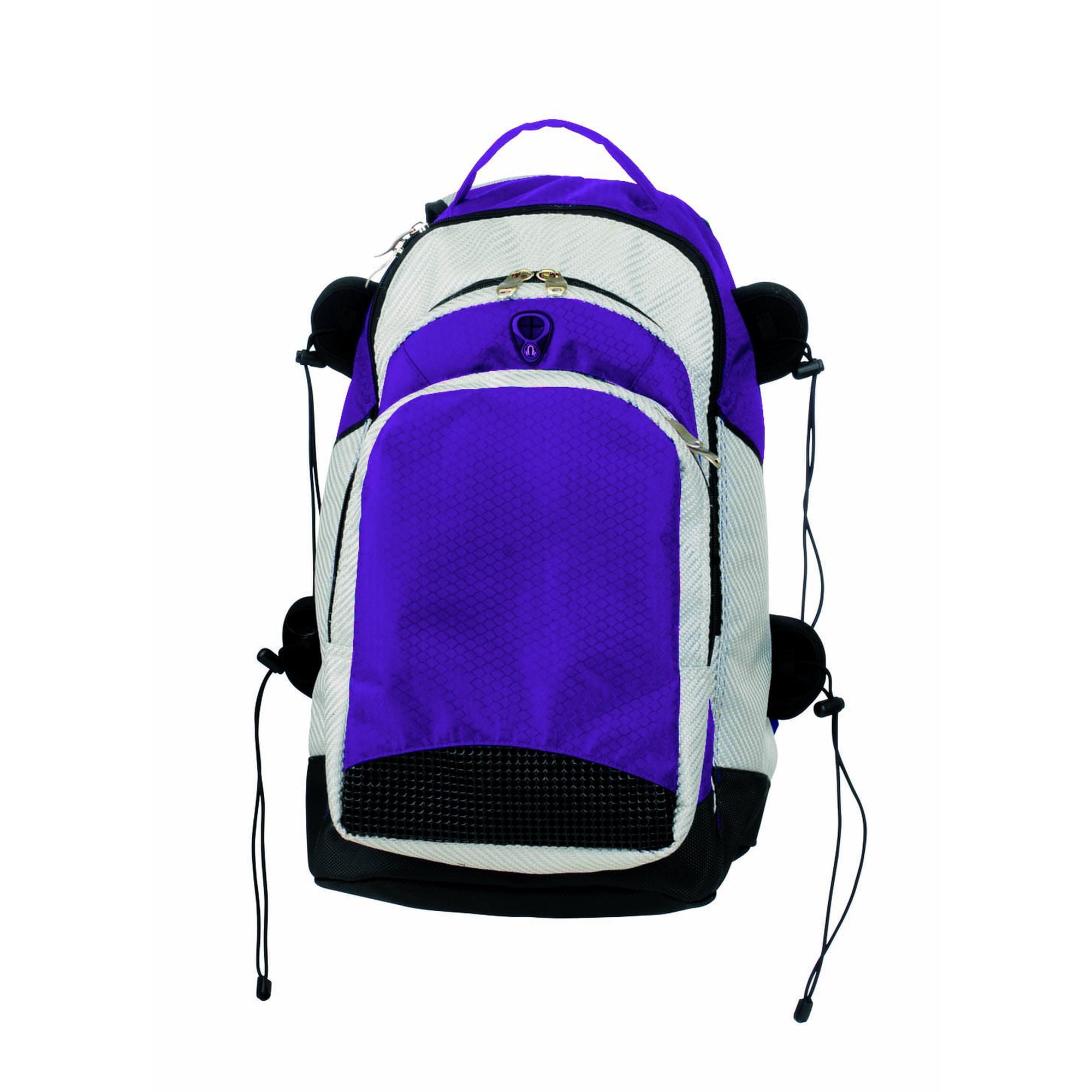 Mochila Martin Sports Multiusos De Nailon 600d Morado/plateado
