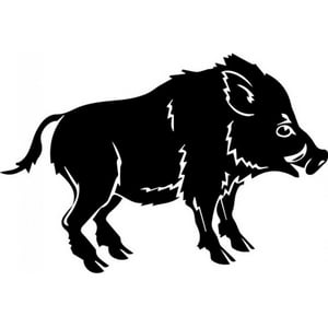 Rienda Libre Graphics - Decomural Wild Boar Pig Farm Animals Ws-32778