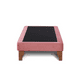 thumbnail image 2 of Base Elegante Cama Europea 1.5 Plaza 105x200 Cm Palo Rosa Felpa, 2 of 3