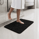 thumbnail image 1 of Alfombra De Baño 40 X 60 Cm Chenille Antideslizante Negro, 1 of 10