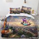 thumbnail image 1 of 3D Cartoon Film Aladdin Bedding Set Jasmine Princess Duvet Cover Set 3pcs Quilt Cover And Pillowcase Home Textile Gift Bed Sheets, 1 of 5