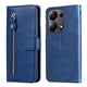 thumbnail image 1 of Funda con Cremallera para Xiaomi Poco M6 Pro 4G, Carcasa Cartera de Cuero PU con Soporte y Tarjetero, 1 of 6