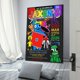 thumbnail image 3 of Rainbow Friends Cuadro decorativo colgante - Arte de pared - Póster enmarcado - Decoración de pared - Regalos para familia, amigos y aficionados 40*60 cm, 3 of 6