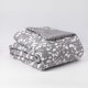 thumbnail image 3 of Cobertor Jacquard 2P Hojas Gris, 3 of 3