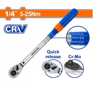 Llave De Torque Torquimetro Dinamometrica 5-25Nm 1/4 Wadfow