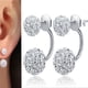 thumbnail image 2 of ️Mujeres Pendientes, Moda Vacaciones Venta Mujeres Joyería Rhinestone Austria Cristal Colgante Pendientes de aro, 2 of 5