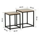 thumbnail image 2 of Set 2 Mesas Laterales Centro Industrial Elegante Minimalista, 2 of 2