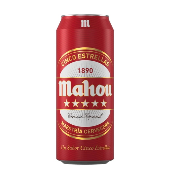 Cerveza Pale Lager Cinco Estrellas 5.5° Lata, 500 ml