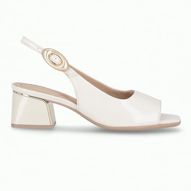 Sandalia Mujer Crema/Charol Renee 63 Piccadilly