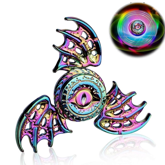 Spinner De Mano Antiestrés Ala De Dragón Arcoíris