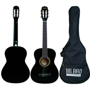 Guitarra Acústica Bilbao 3/4 Bil-34-Bk + Funda