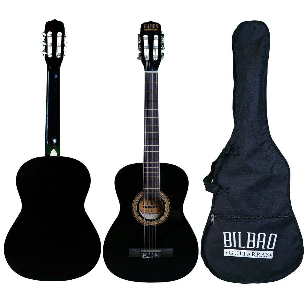 Guitarra Acústica Bilbao 3/4 Bil-34-bk + Funda