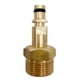 thumbnail image 5 of 2 Adaptador de manguera de limpiador a presión Conector rápido duradero Adaptador de manguera de arandela de cobre para K Kit de reemplazo Vehículos P, 5 of 5
