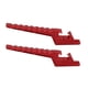 thumbnail image 4 of 2 Piezas Reposapiés para Apoyapiés para Acompañante Pedales Traseros Y Estribos de Montaje con Diseño Antideslizante Adecuado para Viajes Lar Rojo, 4 of 5