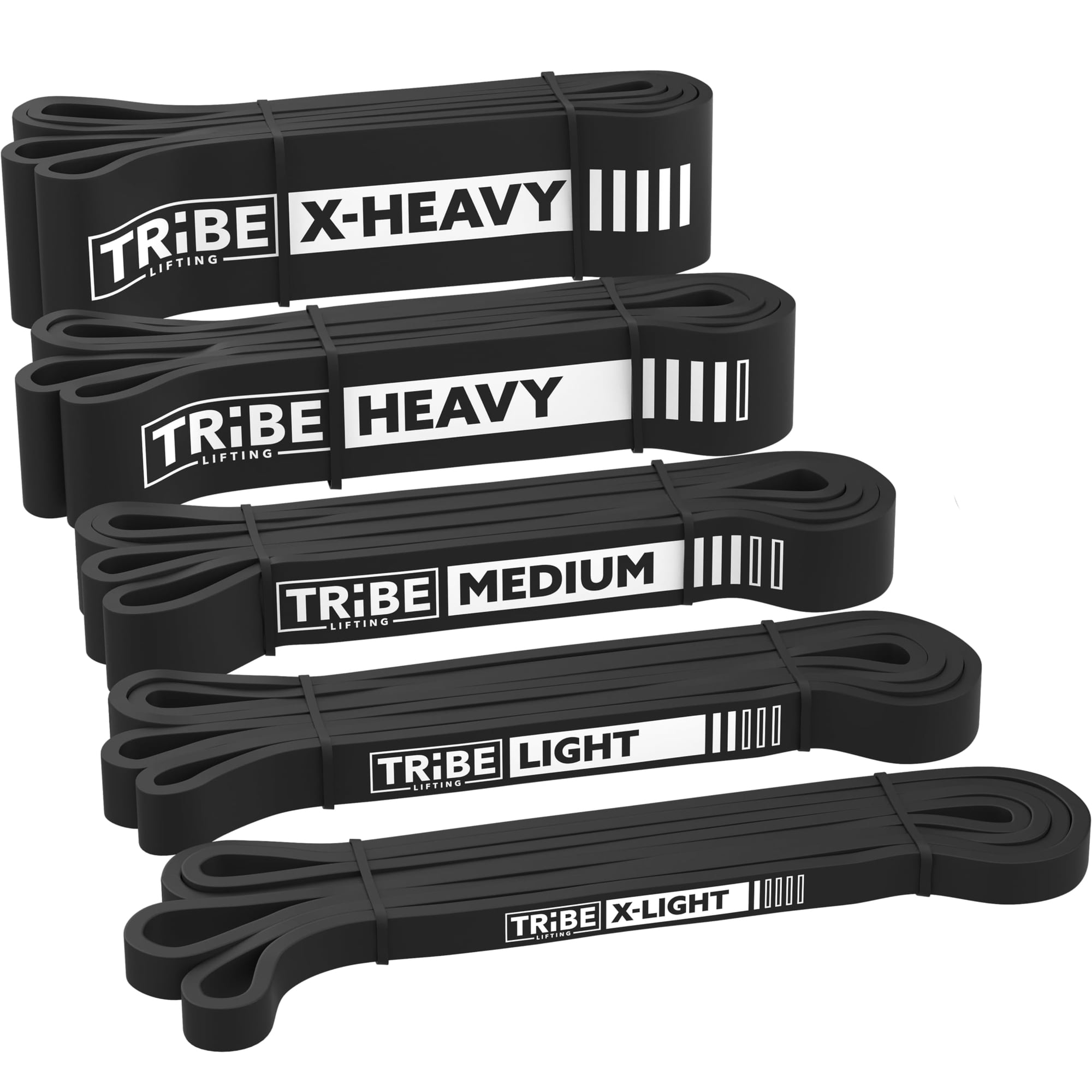 Set De Bandas De Resistencia Tribe Lifting Long Para Hombres Y Mujeres