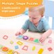 thumbnail image 2 of Puzzle de Figuras de Madera Adena Montessori de 10 Piezas, 2 of 3