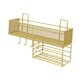 thumbnail image 4 of Estante De Almacenamiento Para Ba?o, Moderno Estante De Ducha Para Comedor, Oficina, Dormitorios, Dorado, 4 of 5