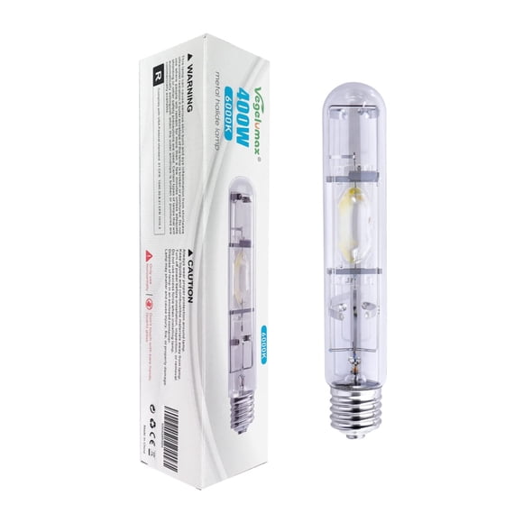 Lámpara de cultivo Vegelumax MH 400W 6000K 36000 lúmenes E39