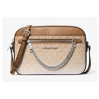 Michael Kors - Cartera Jet Set Large Ombré Signature Logo Crossbody (Husk)