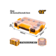 thumbnail image 4 of Organizador Plastico 12 Pulgadas 305x230x65  Apilable Ingco, 4 of 5
