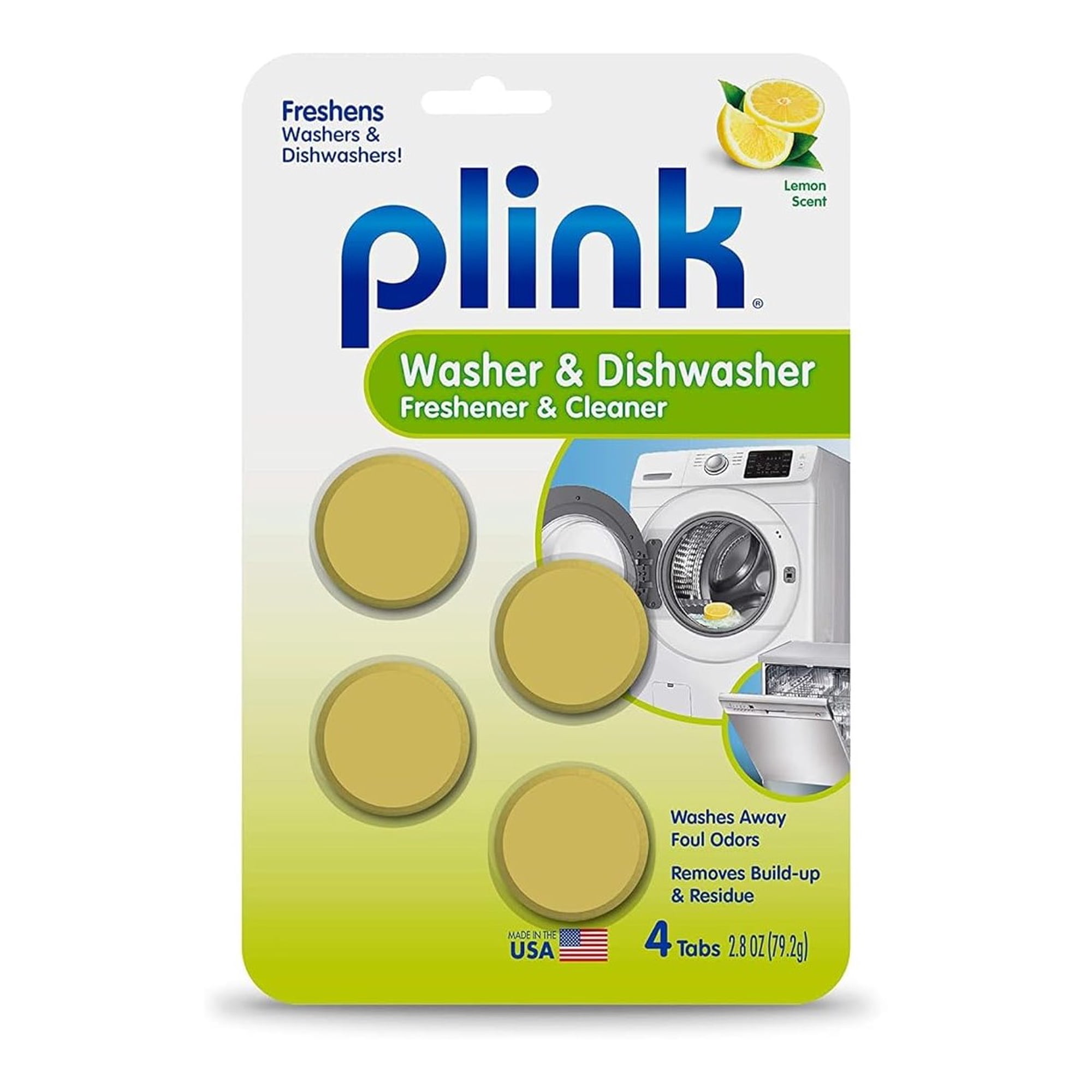 Plink Pastillas Limpieza Para Lavadora Y Lavavajillas 4 Un