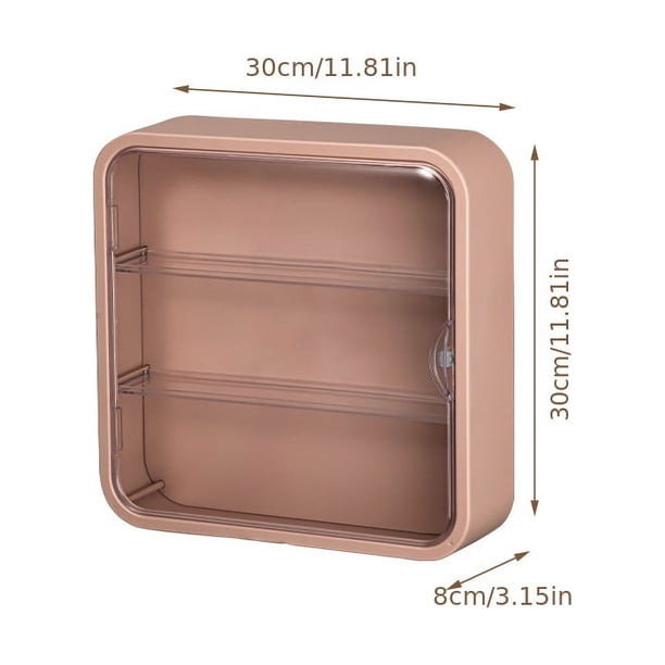 Organize Your Mini Pop Collection with our Wall-Mounted Bubble Matt Acrylic Display Rack - Dustproof, Moisture-proof, and Hand Organizer with Adhesive Wedge