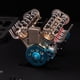 thumbnail image 4 of Kit De Modelos De Motor V8 Metal Mechanical Más De 500 Piezas 14 O Más, 4 of 7